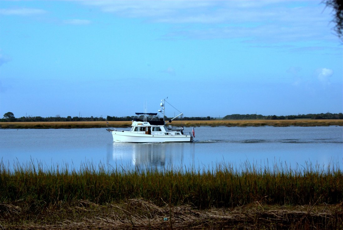 Jekyll Boat in Marsh